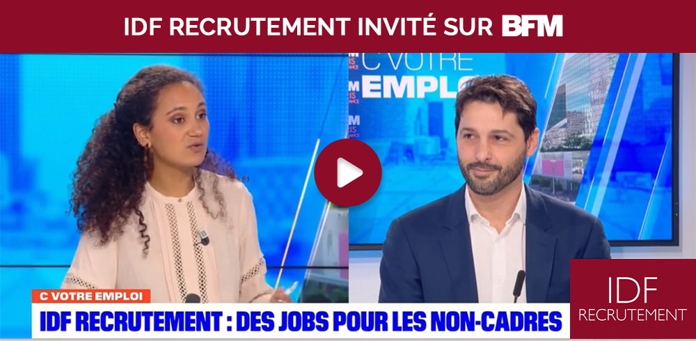 IDF Recrutement invité sur BFM